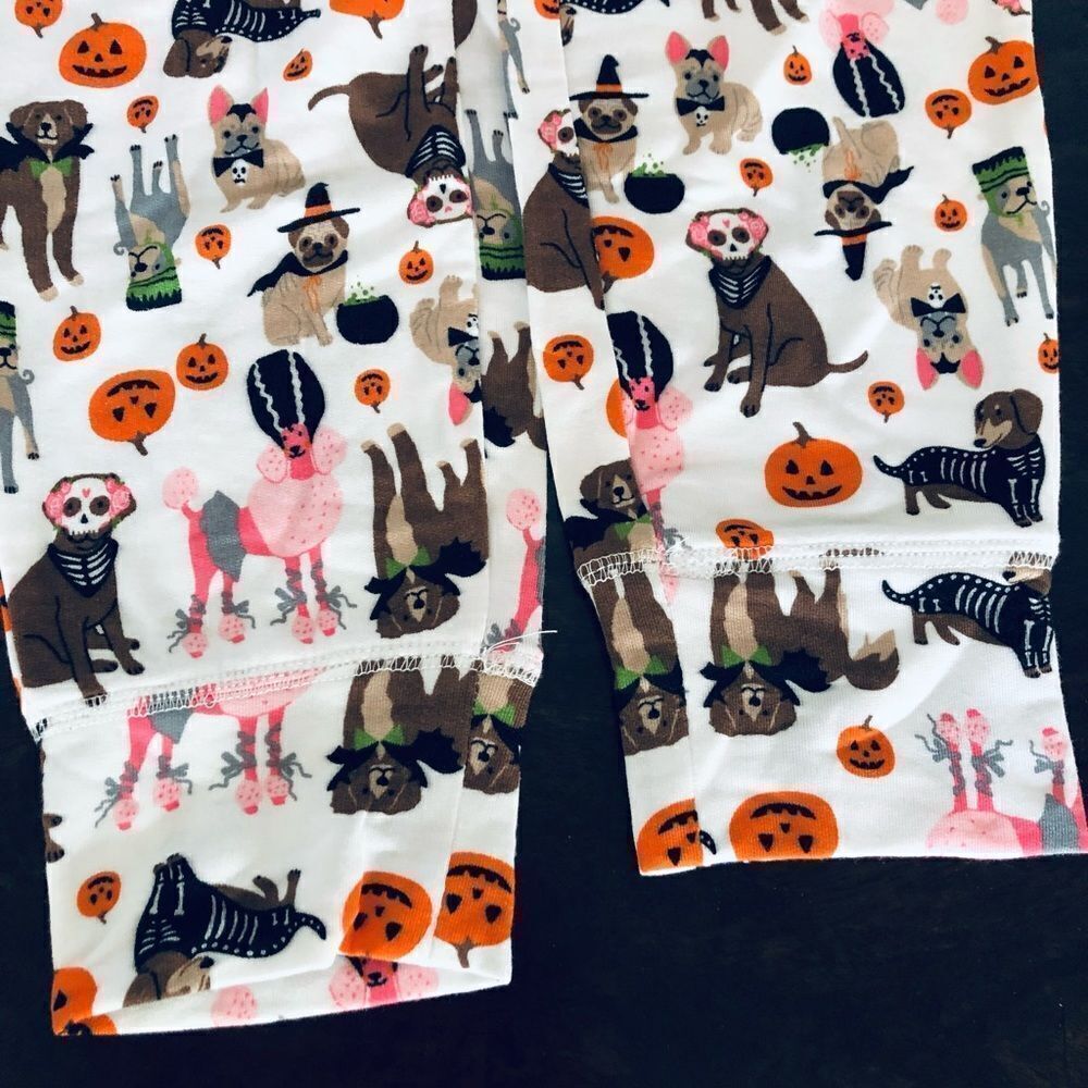 Halloween Costume Dog Print Jogger Lounge Pajama PJ Pants - Picture 5 of 6